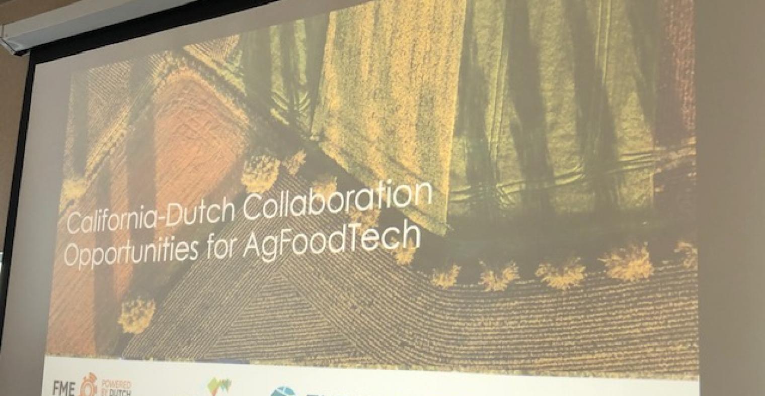 agtech Netherlands California