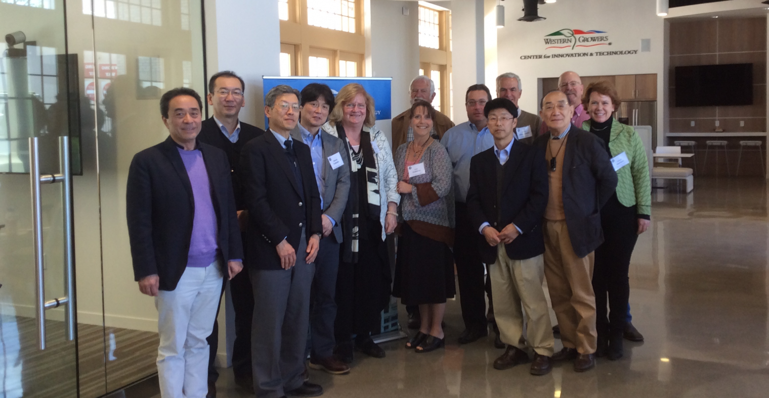 Monterey County Farm Bureau, Mitsui Chemicals Inc and UC Davis visit WGCIT.